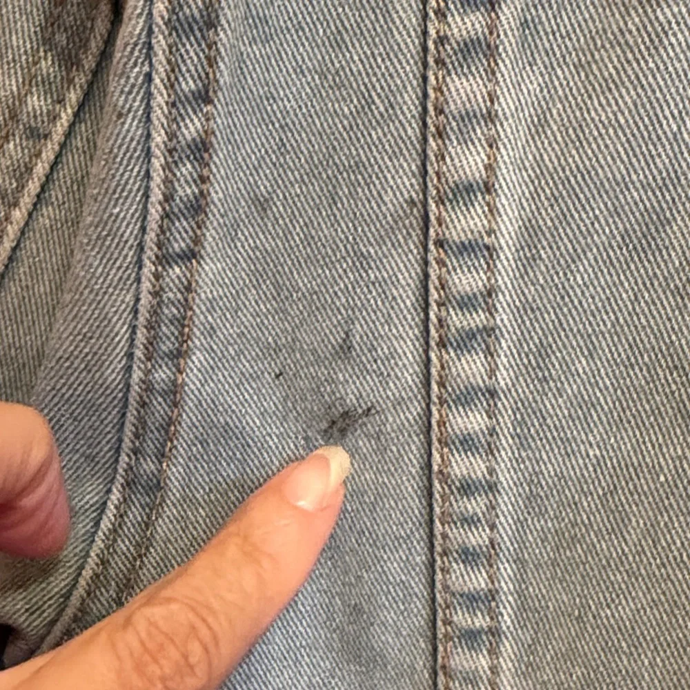☯️☯️☯️BOGOHO ☯️☯️☯️Two-Tone Denim Jacket with Graphic Details - Picture 16 of 16